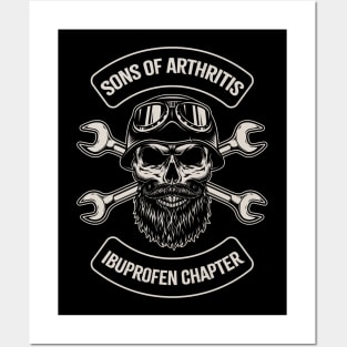 Skull Sons Of Arthritis - ibuprofen chapter Posters and Art